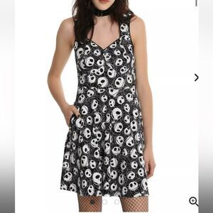 Hot Topic Jack Skellington open-back dress, Size XL
